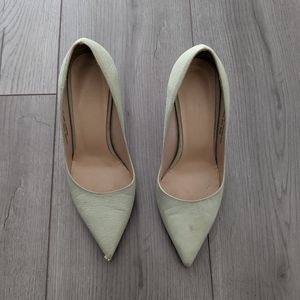 Le Chateau Mint Lace Heels